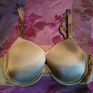 Olive green bra